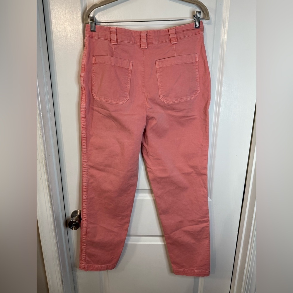 Boden Women’s Peach Pink Straight Leg Pants - Size 8L - Picture 4 of 9